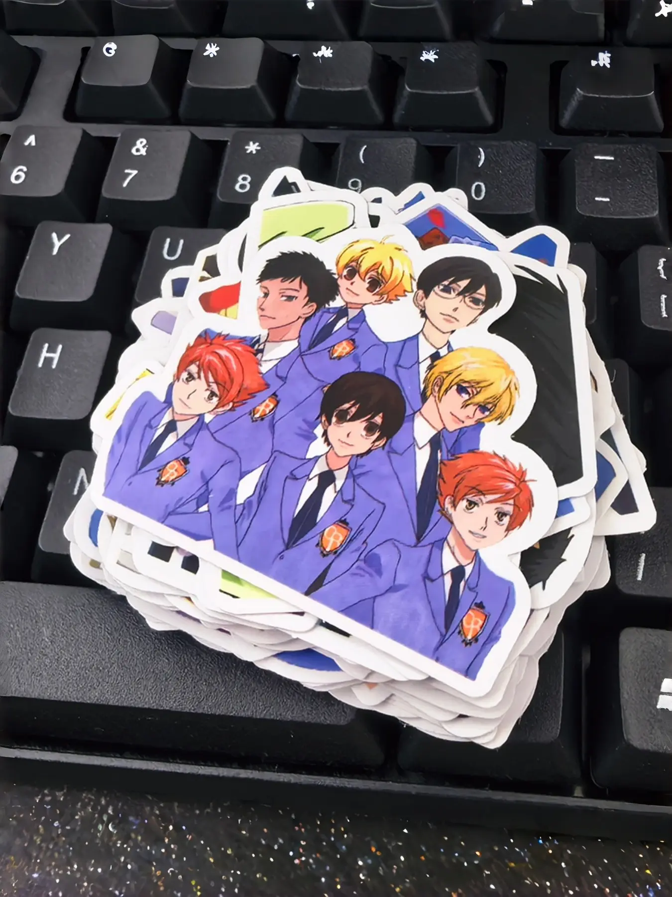 50pcs Anime Character Sticker Set, Cute Cartoon Designs, Waterproof, Perfect for DIY Crafts, Decorate Journals, Tablets, Luggage, Cups