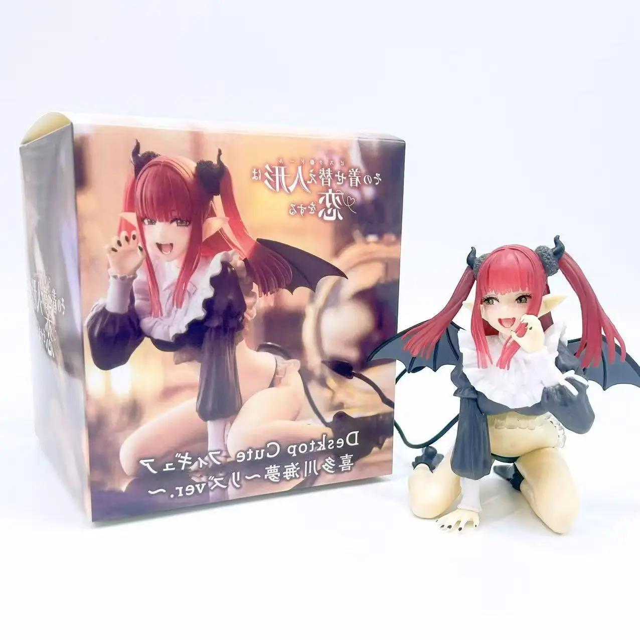 10cm Action Figure Anime Kitagawa Marin Figure devil Marin kneeling pose Kitagawa PVC Model Kitagawa Marin Figurine toy Gifts