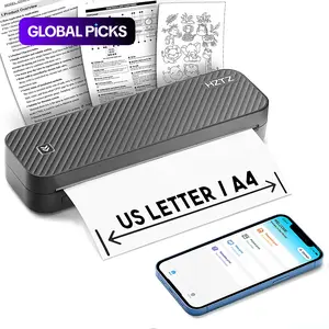 Portable A4 Handheld Printer, USB-Rechargeable Wireless Travel Printer with Bluetooth for Windows, Office Use Wireless Mobile Printer #GLOBAL PICKS