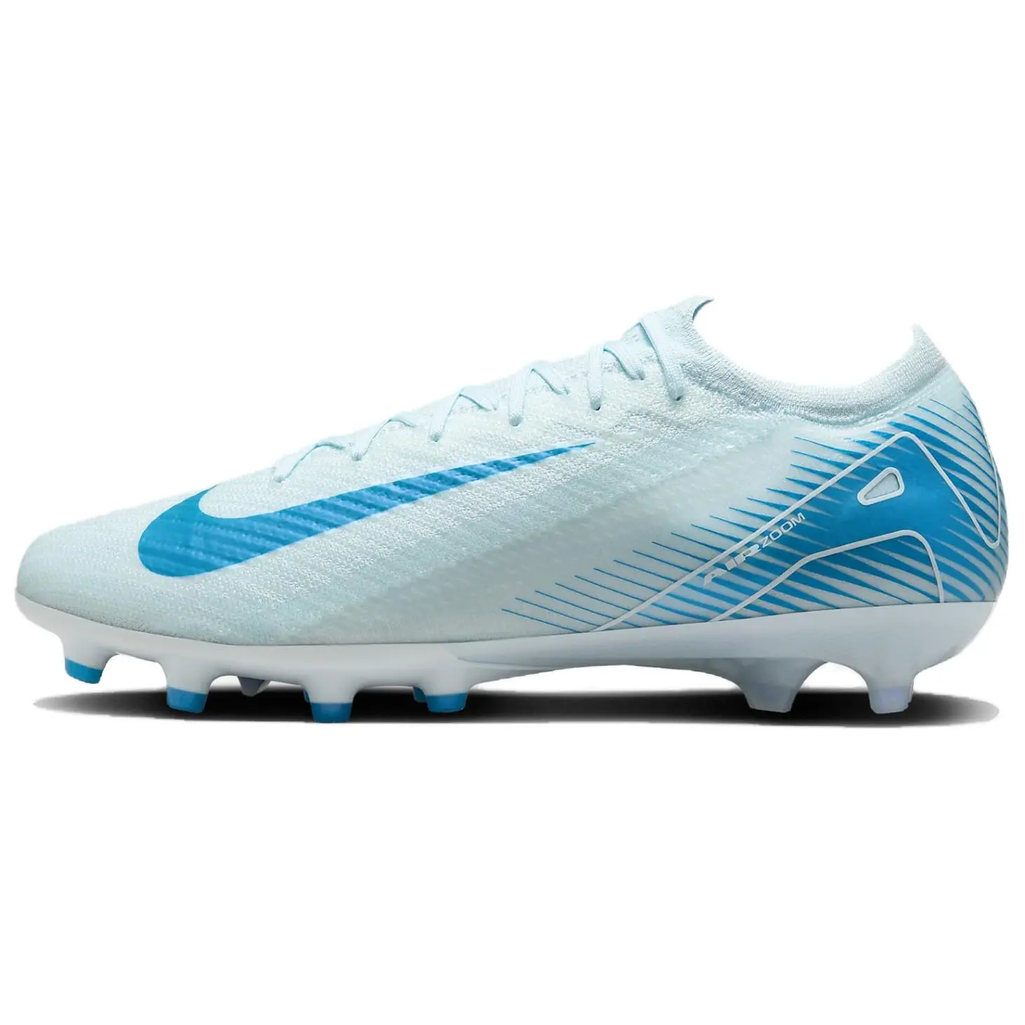 Men's Nike Mercurial Vapor 16 Elite AG Artificial Turf Soccer Cleats - Flyknit, Rubber Sole, Traction Studs, Comfortable, House White Official Maison Mihara Shoes