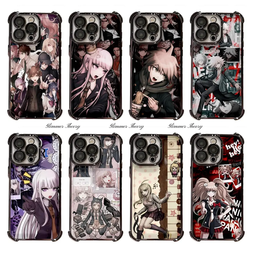 Cool Fashion Game Danganronpa Phone Cases For iPhone 17 Promax Pro Air 16 Plus 15 14 13 12 11 Black Shockproof Dustproof Protective Cover Casing Birthday Holiday Gift
