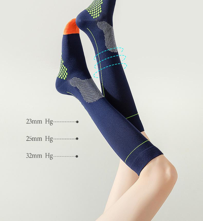 Calf compression stockings sports autumn and winter strong slimming legs professional skipping rope running yoga fitness long leg socks for women stockings