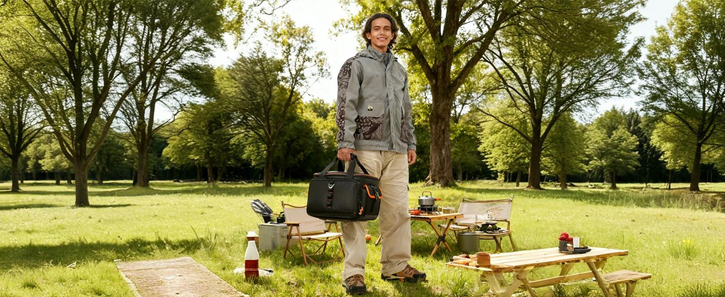 Travel Carrying Case for Jackery Explorer 160/240/300, Portable Power Station Case for Jackery Solar Generator & Accessories with Waterproof Bottom, Shoulder Strap & Pocket, Multi-Size