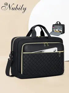 17.3 Inch Laptop Briefcase for Women Men, Waterproof Messenger Bag, Large Computer Shoulder Bag for Business, Office, Work & College Travel