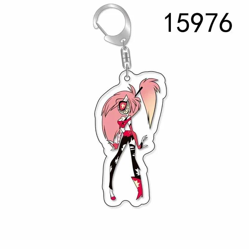 Cosplay Hell Inn Hotels A LASTOR L ucifer Cosplay Accessories Halloween Prop KeyChain Cosplay Car Bag Pendant Wholesale Gifts