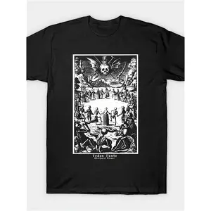 Unisex Crew Neck T-ShirtMen # 39s Toden Tantz Memento Mori Graphic TShirt Heavyweight Gothic Skull Angel Wings Print Tee Regular Fit Short Sleeve Casual Shirt for Goth Style Birthday Gifts Daily Com Same Style for Men and Unisex 2026 Summer