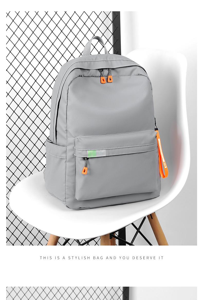 2026 New Student Backpack College Style Large Capacity Simple Casual Laptop Bag Multifunctional Lightweight Versatile Travel Backpack