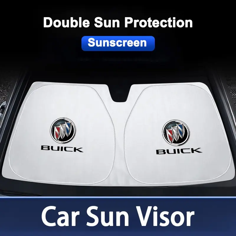 Car Windshield Sun Shade Cover Visor, UV Protection Shield, Compatible with Buick Models, Essential Car Accessories, Windshield Sunshade