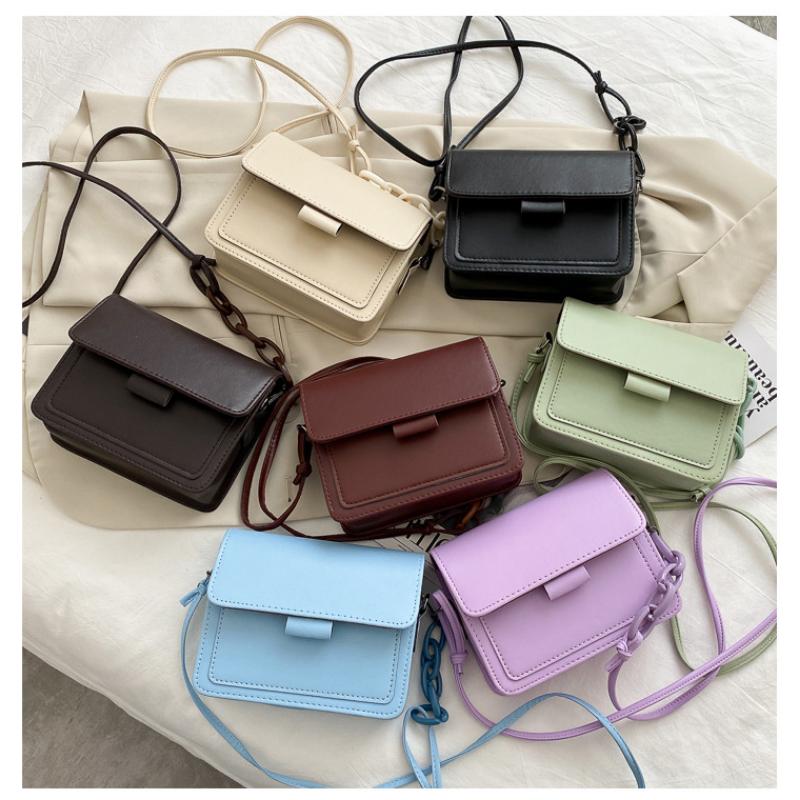 Small Bag Women's Casual Versatile Square Retro Shoulder Crossbody