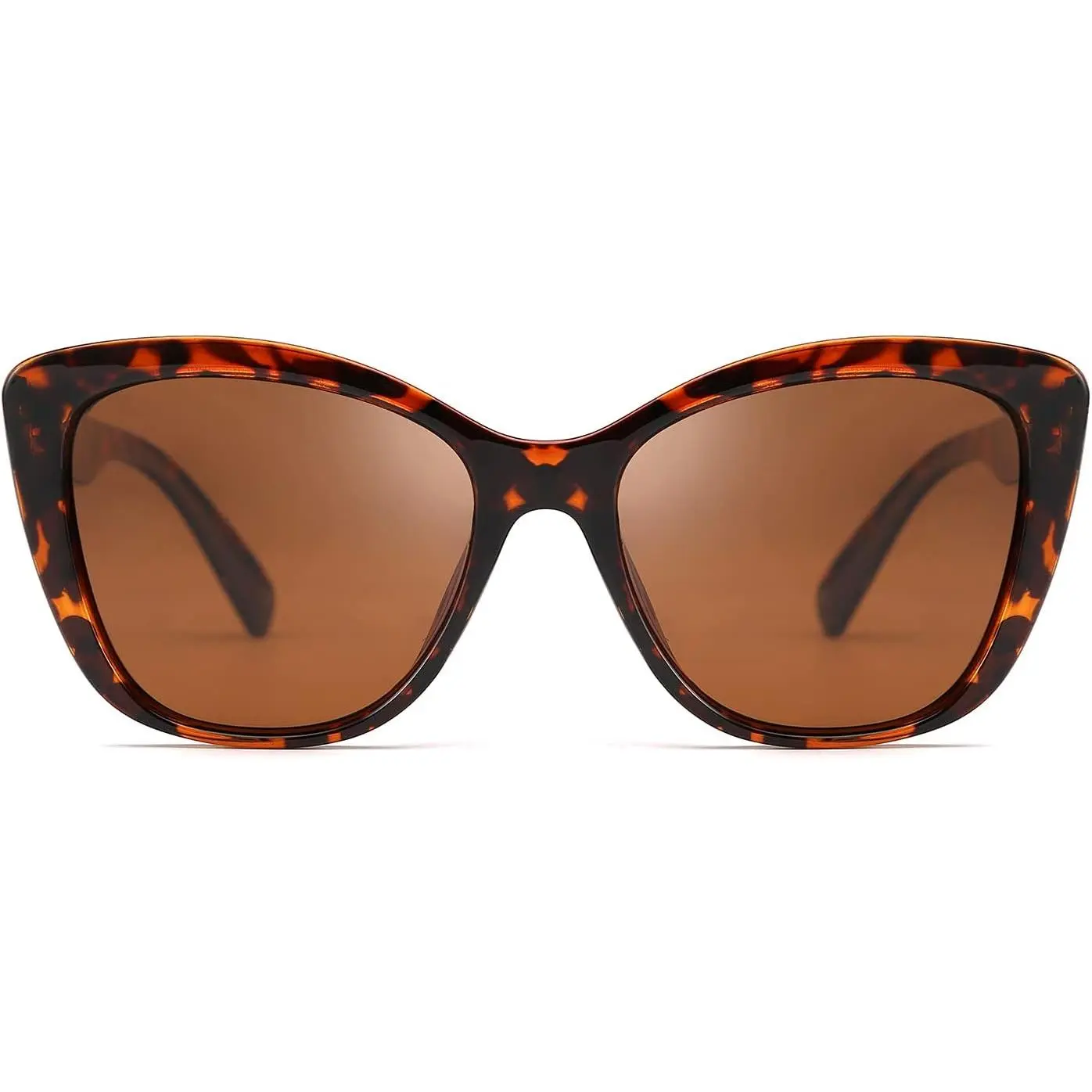 Polarized Vintage Sunglasses American Womens Square Jackie O Cat Eye Sunglasses B2451