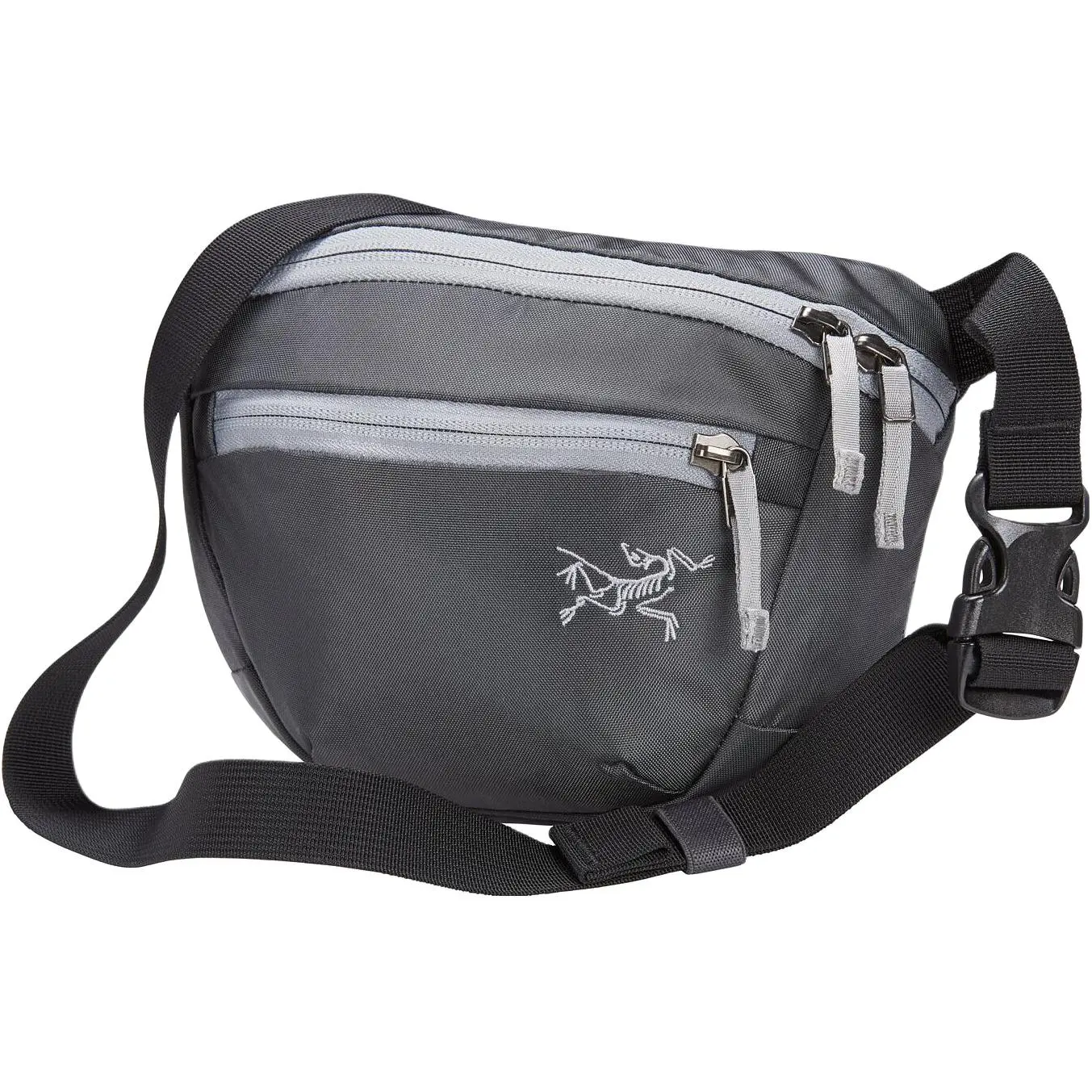 Arc'teryx Mantis 2L Technical Zippered Outdoor Backpack for Men and Women – Nylon Aircraft Gray