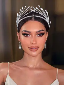 Rhinestone Decorated Headband, Elegant Bridal Headwear for Wedding Bridal Party Formal Occasions, Fashion Hair Accessories for Women