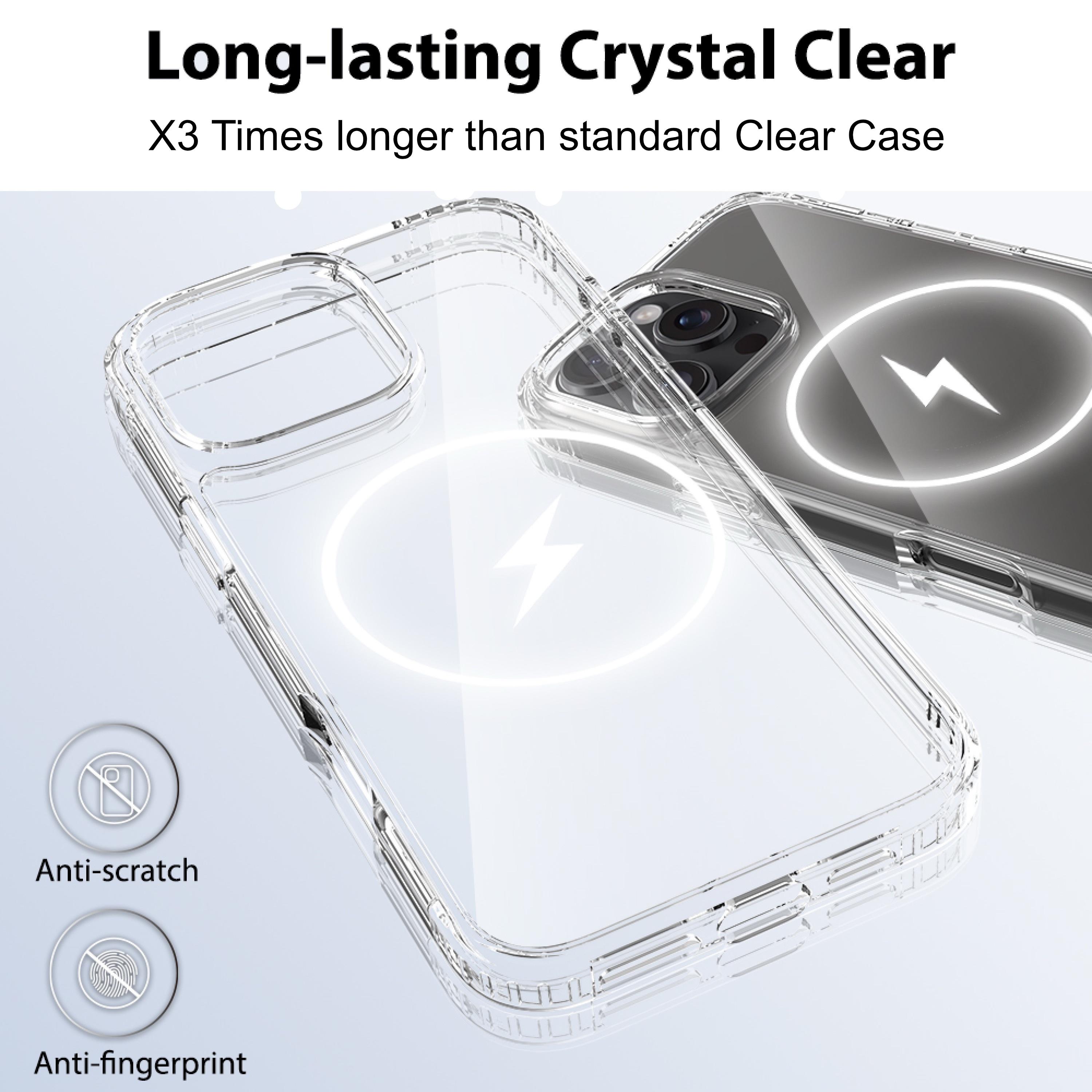 For Apple iPhone 17 16 15 14 13 12 11/ Pro Max / Plus / Pro / Mini Clear Case Slim Cover With MagSafe Transparent Shockproof Protection Protective iPhone case