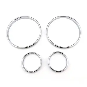E38 E39 E53 Pearl Chrome Speedo Meter Decoration Ring M5 Matt chrome Gauge Trim Cluster Bezel Dashboard Dash Ring For