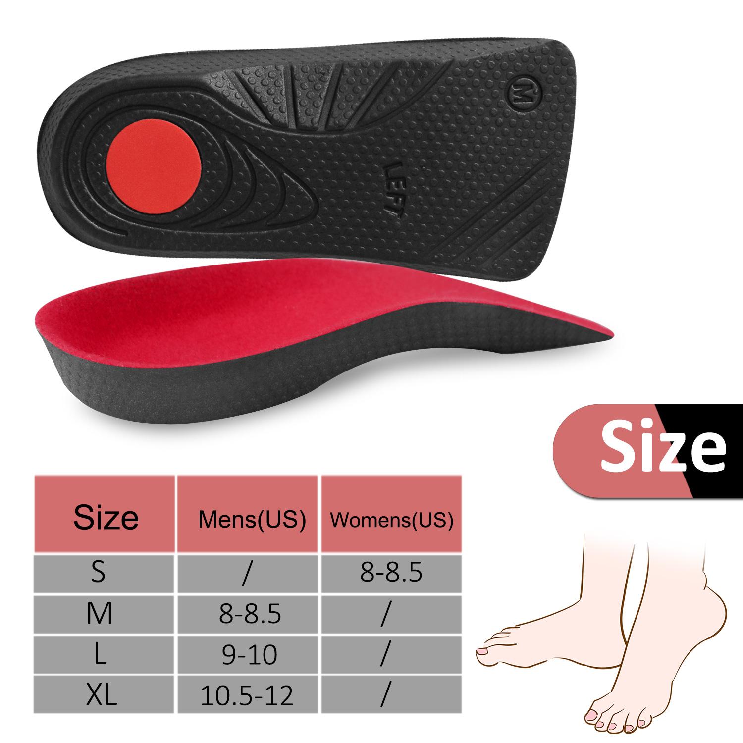 3/4 Length High Arch Support Insoles – Comfort & Stability for Sports Protection for Men & Women,Relief for Flat Feet & Heel Pain 3/4 Length High Arch Support Insoles – Comfort & Stability for Sports Protection for Men & Women,Relief for Flat Feet & Heel Pain