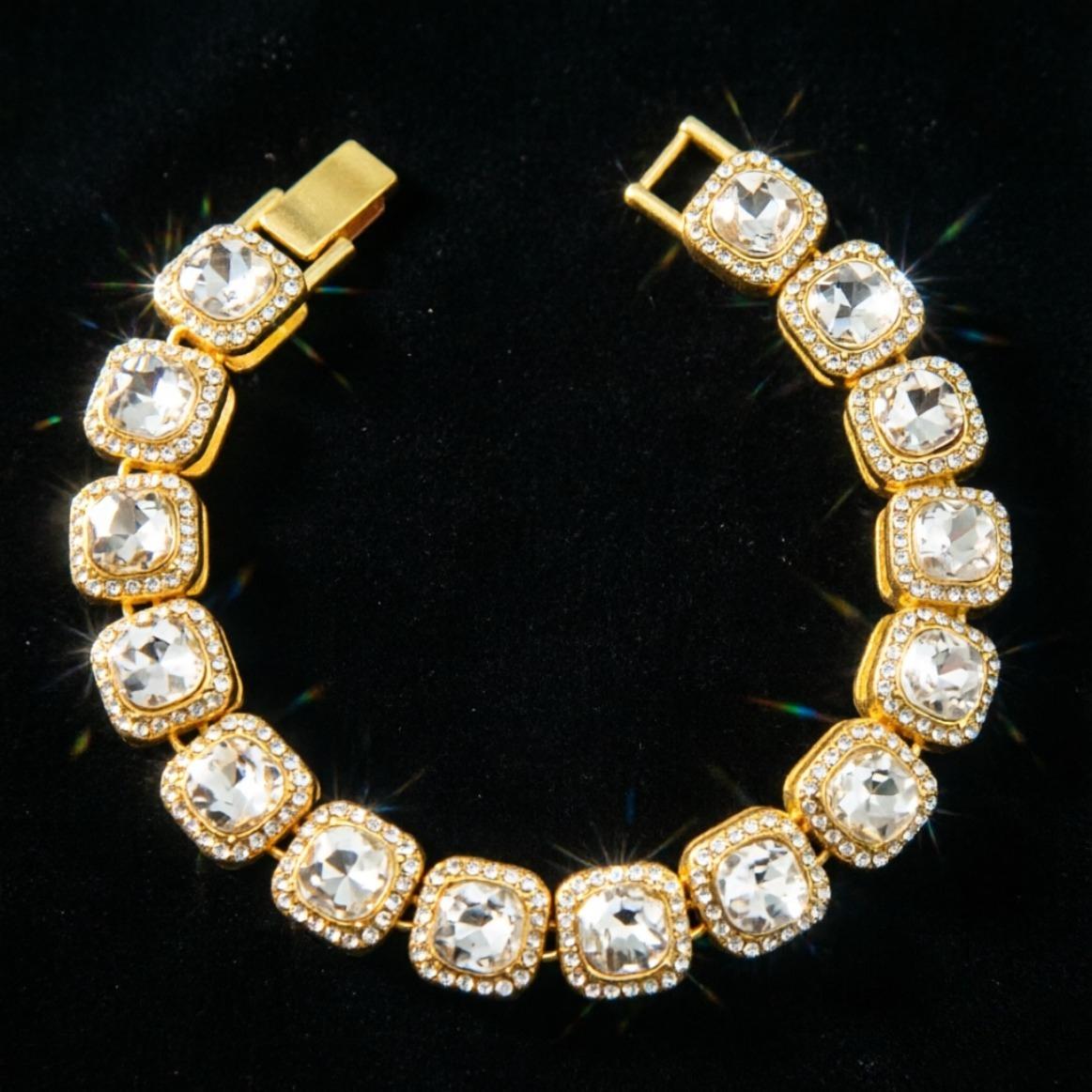 13MM Tennis Chain Necklace For Men Large Particles Moissanite Hip Hop Style Jewelry Accessories Luxury Iced Out Male Gift