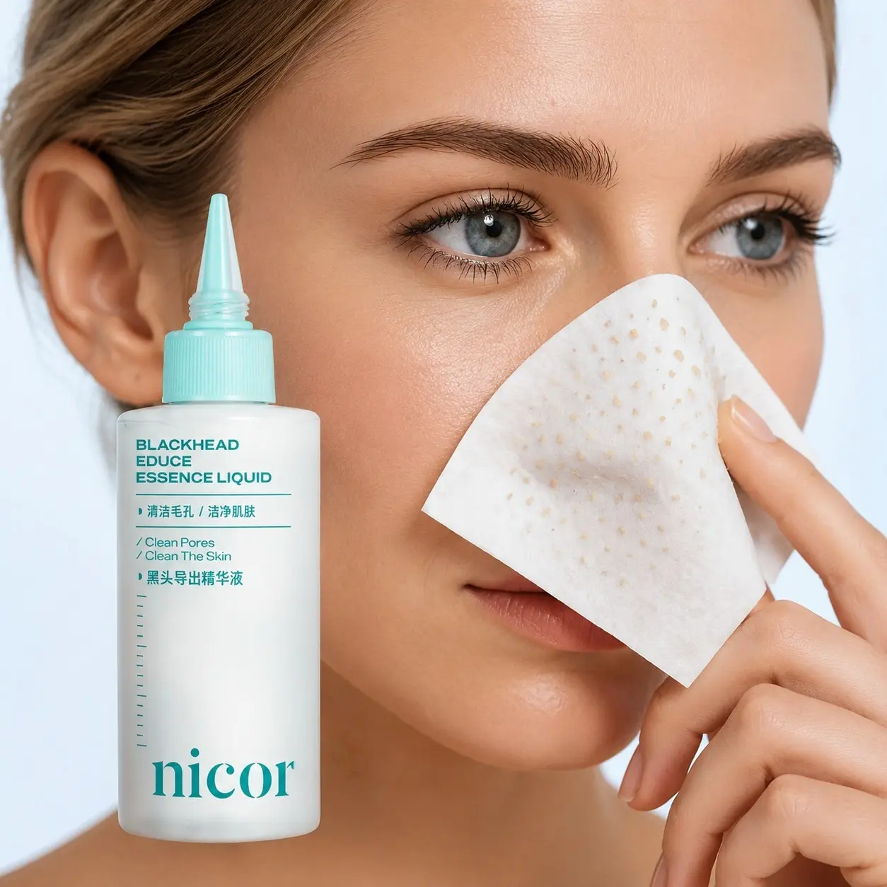Blackhead Skin Cleansing Liquid - Gentle and non-irritating, tightens pores, exfoliates, removes blackheads, suitable for fair to light beige skin tones, deeply hydrates, cleans pores, smooths dryness, Soothes dry skin, refines pores, unisex skinc