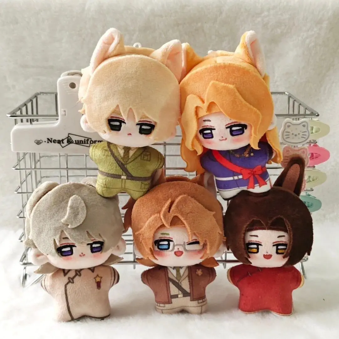10cm Anime Hetalia Axis Powers Plush Doll Alfred F Jones Francis Bonnefoy Animal Cosplay Stuffed Toy