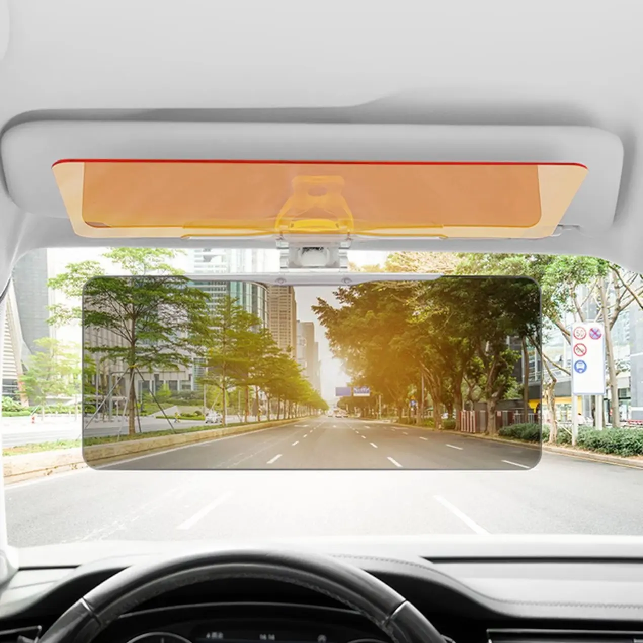 Anti-Glare Headlight Blocker, Strong Light Car Night Vision Sunshade, Day & Night Use Sunglasses, Essential Driving Accessory, Portable Car Sunshade