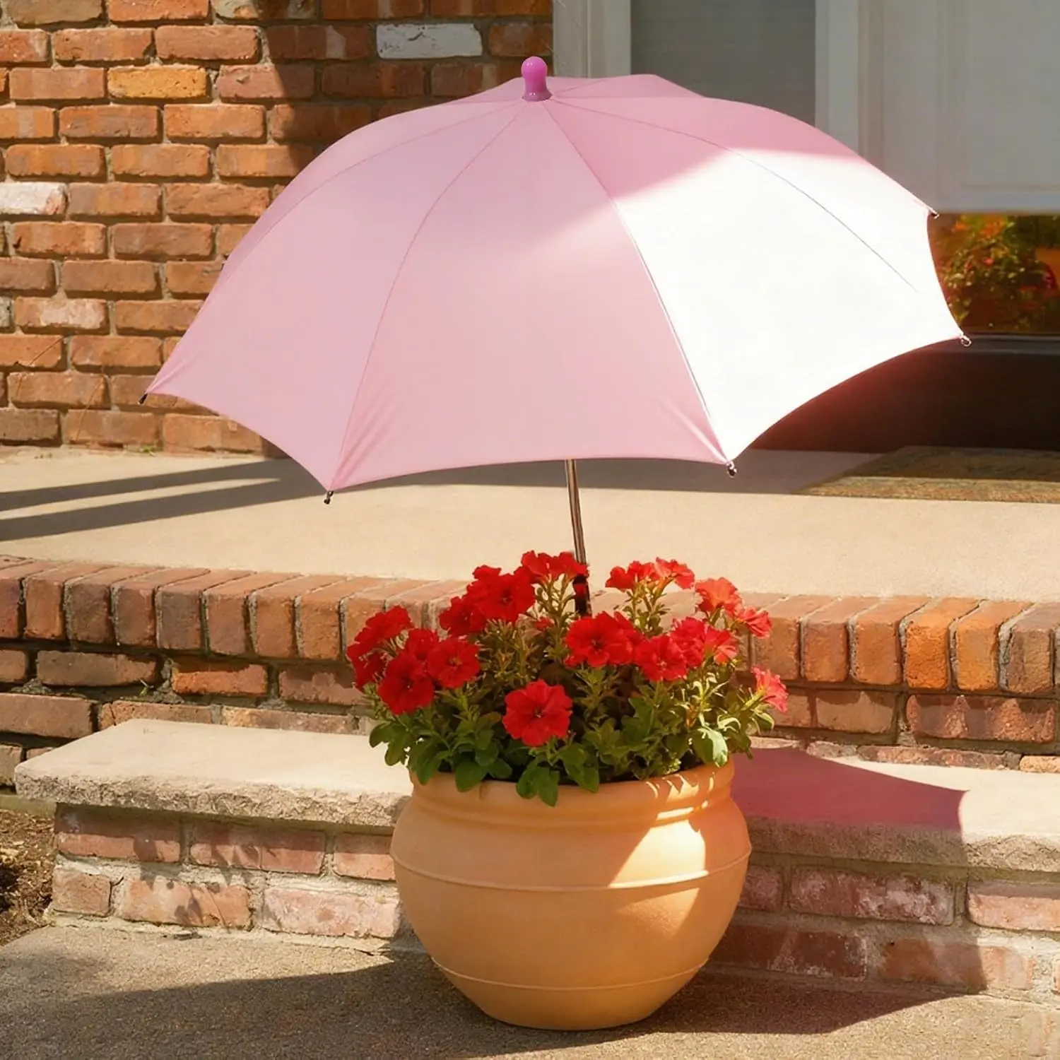 Umbrella Shade For Outdoor  Adjustable Height (Green) |  Shade Umbrella Garden Sun Shade Cover For Potted  Garden Bed Flower Pot From Sun Rain Snow 4 Color