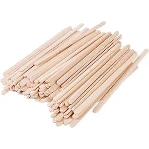 1.8mm Extra Thick Coffee Stir Sticks (7.5 Inch) - Heavy Duty Natural Birch Wood Stirrers - 1000 Count - Sturdy No-Snap Design for Hot Coffee, Tea & Lattes - Round Ends GM1117