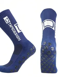 3 Pairs Sports Socks for Adults, Thickened Towel Bottom, Breathable, Anti-Slip, Moisture-Wicking, High-Quality Football Socks