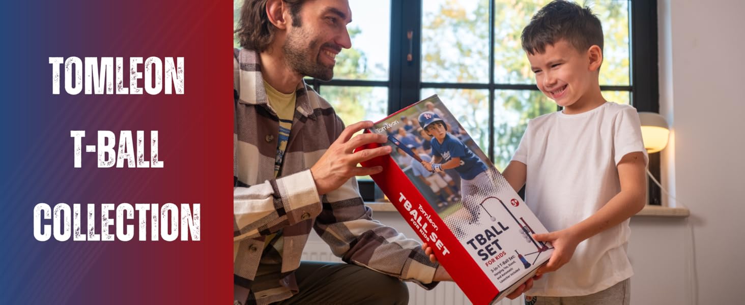 SUNDAY MIRTH 3-in-1 Baseball Set for Kids and Toddlers Ages 3-5 – Includes Tee Ball Stand, Hanging Tee, Automatic Ball Launcher, and 6 Softballs – Adjustable Height for Indoor/Outdoor Play – Sports Gift for Boys