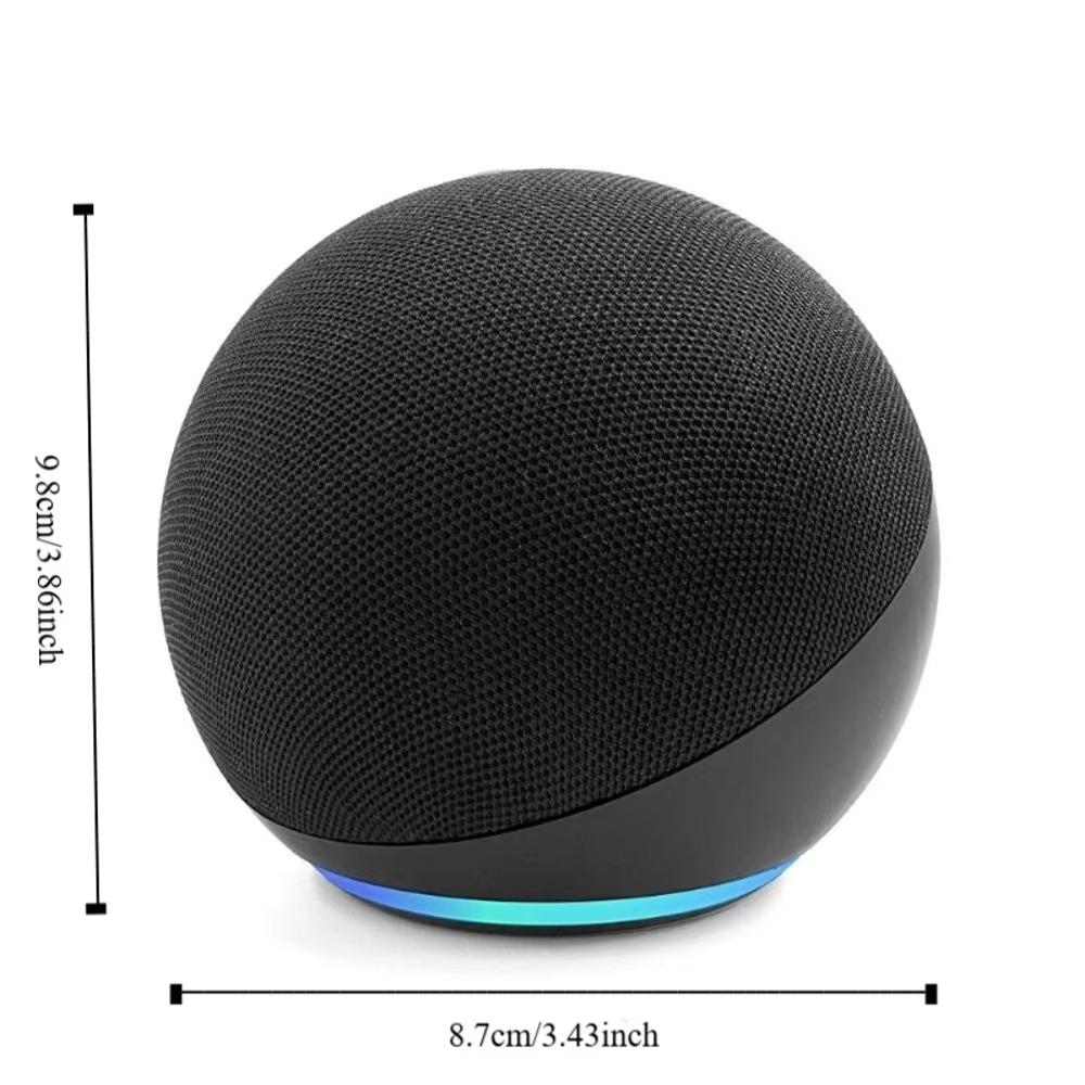 Small Bluetooth Speaker, RGB Mini Wireless Subwoofer with Spherical Design, Compact & Powerful for Home and Outdoor Use