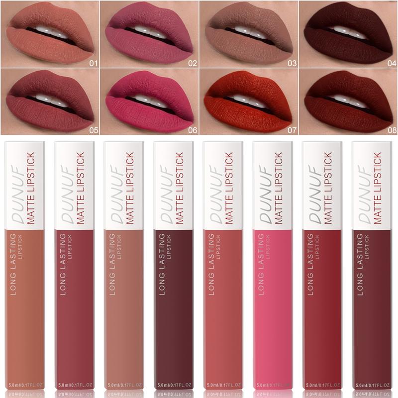 High-Value Matte Lip Gloss Set, Liquid Makeup Gift, Multi-Pack, Non-Flammable, Ca Prop 65 Compliant, Notified Via Scpn/cpnp
