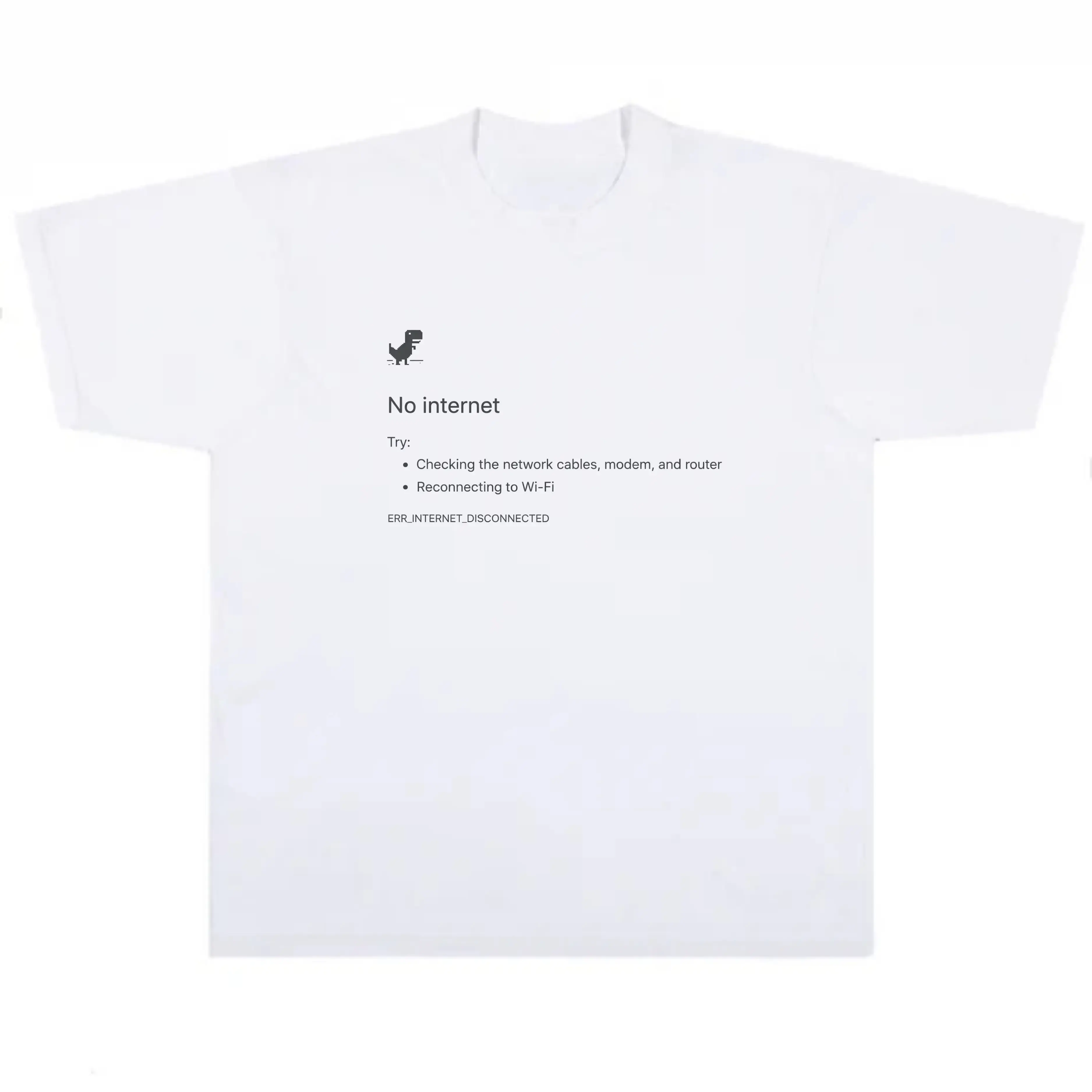 No Internet Loading Screen Graphic T-Shirt