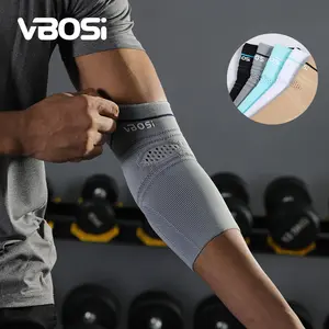 Men & Women 1 Piece 3D Knitted Mild Compression Elbow Sleeve – Breathable & Elastic Sports Support for Gym, Running & Daily Use