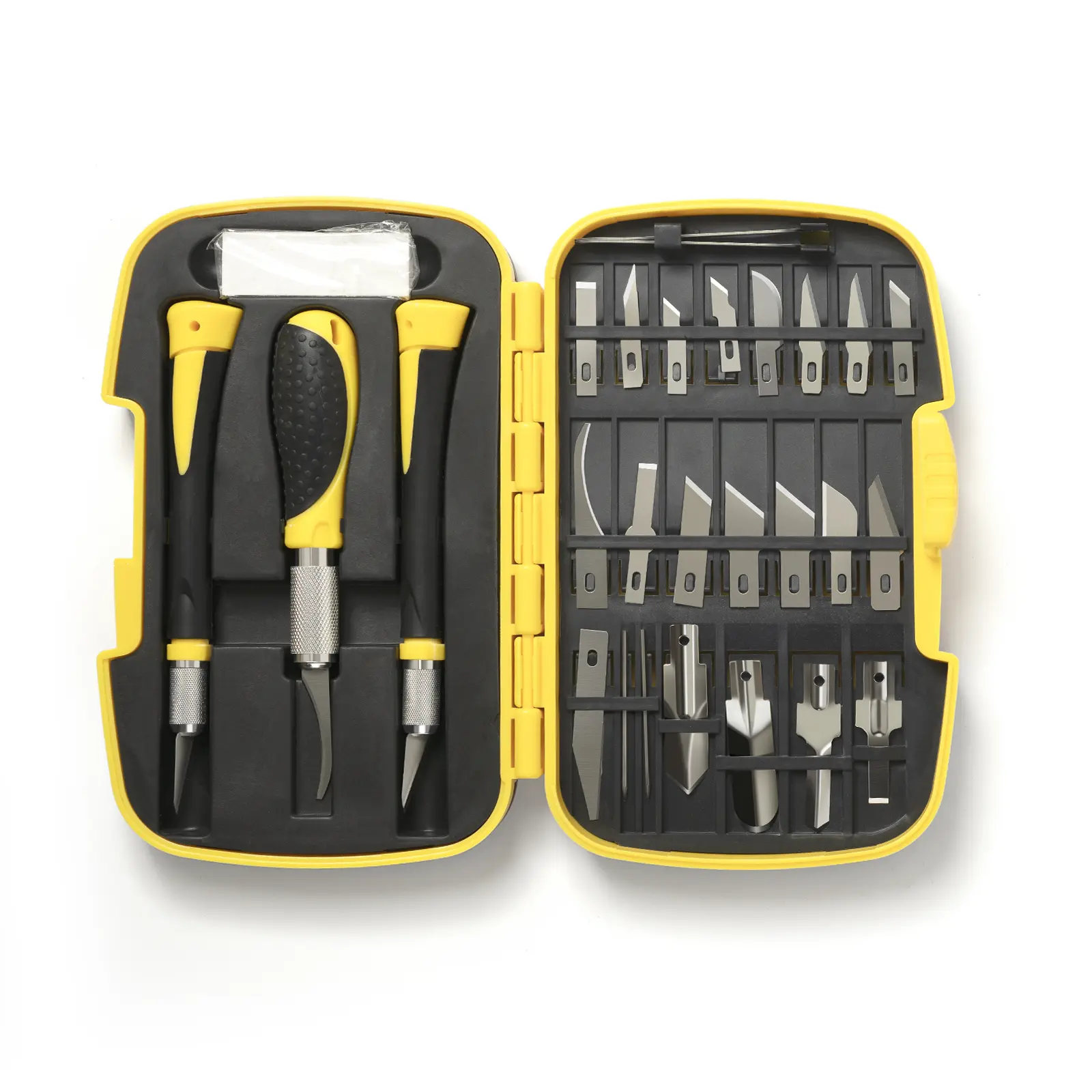 30-Piece Precision Craft,  Hobby, and Exacto Knife Set for Artistic, Scrapbooking, Stencil, Modeling, Woodworking & Leatherworking Projects