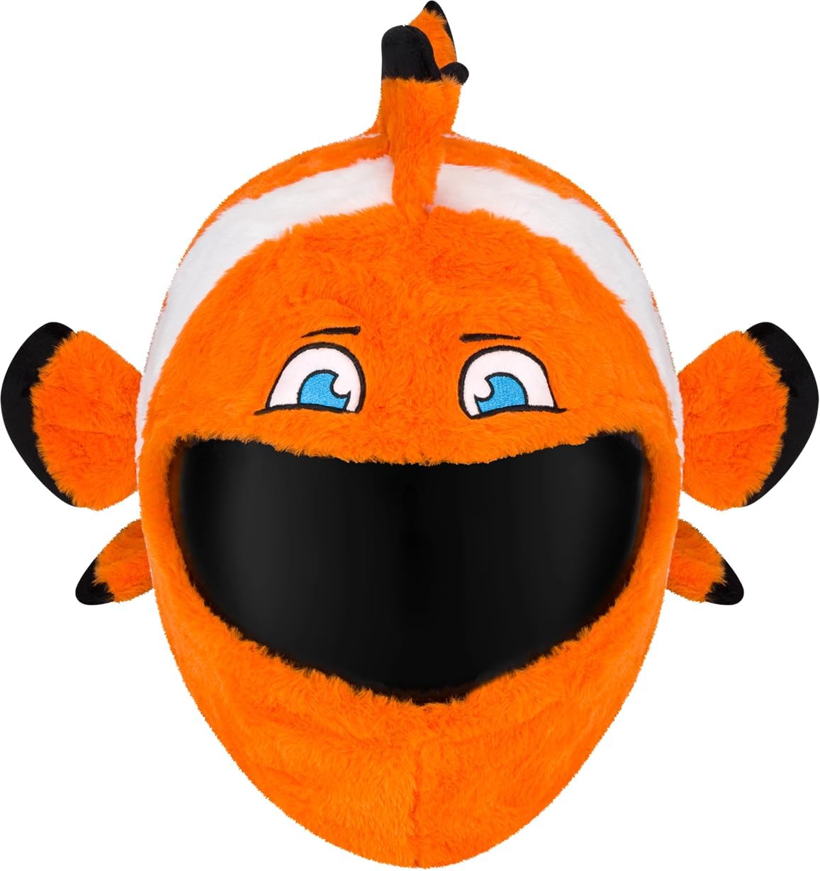 Moto Loot Helmet Cover Clown Fish Design Fun Decor for Motorcycle Rides & Gifts Helmet Not Included