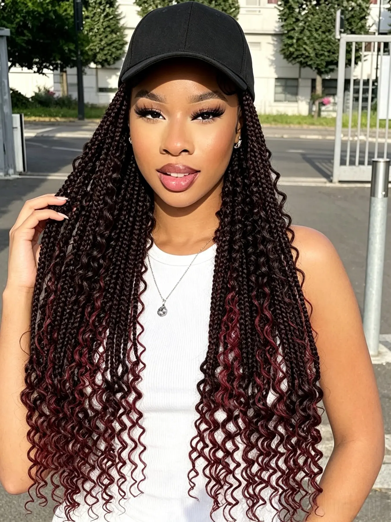 30" Baseball Cap Passion Twist Wig, Unique Hair Accessory, Perfect for Stylish Looks, Ideal for Daily Wear & Special Occasions