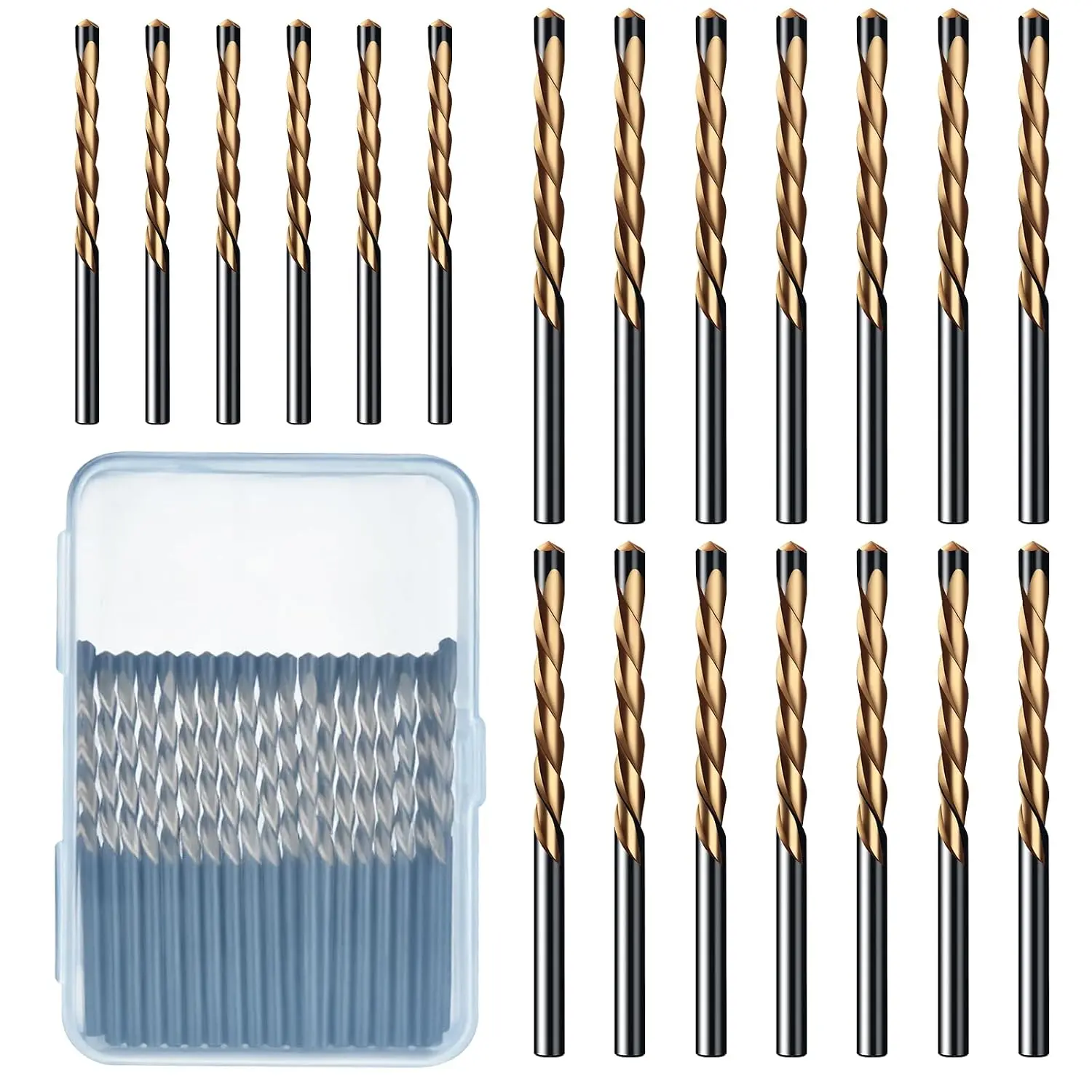 20 count Drywall  Tools 1/8" Drywall Router Bits, Drywall Bit Drywall Guide Point  Bits,  for with Spiral  and Power Tools