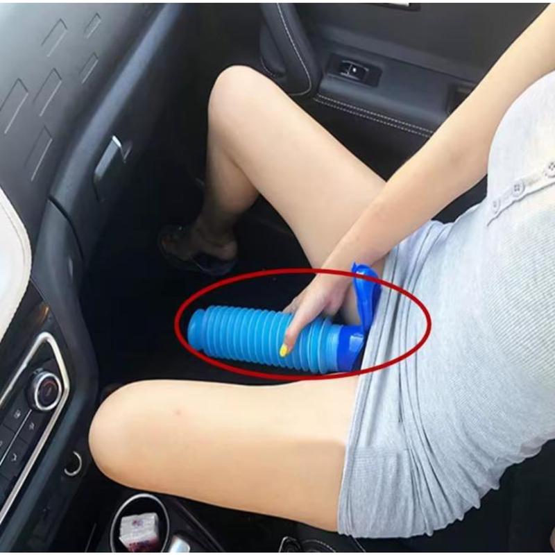 2026 NEW 1set Urinal Car Urinal Bucket Outdoor Standing Urine Emergency Travel Portable Reusable Shrinkable Camping Toilet Urine Leak