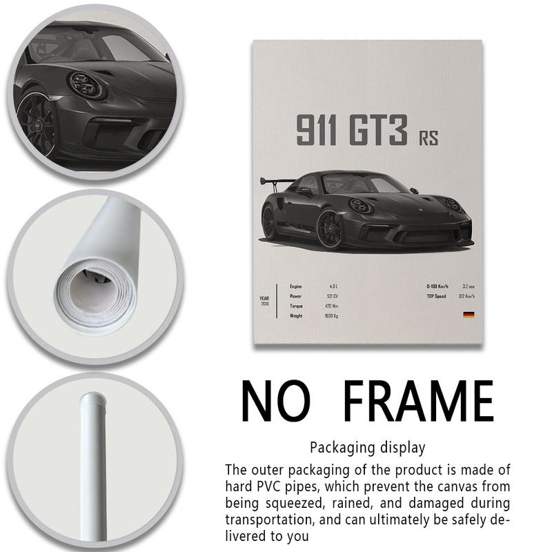 Canvas Print Art Modern Fashion Style Cool Car Racing Samurai Creative Room Decor Wall Poster Living Room Bedroom Office School Gift