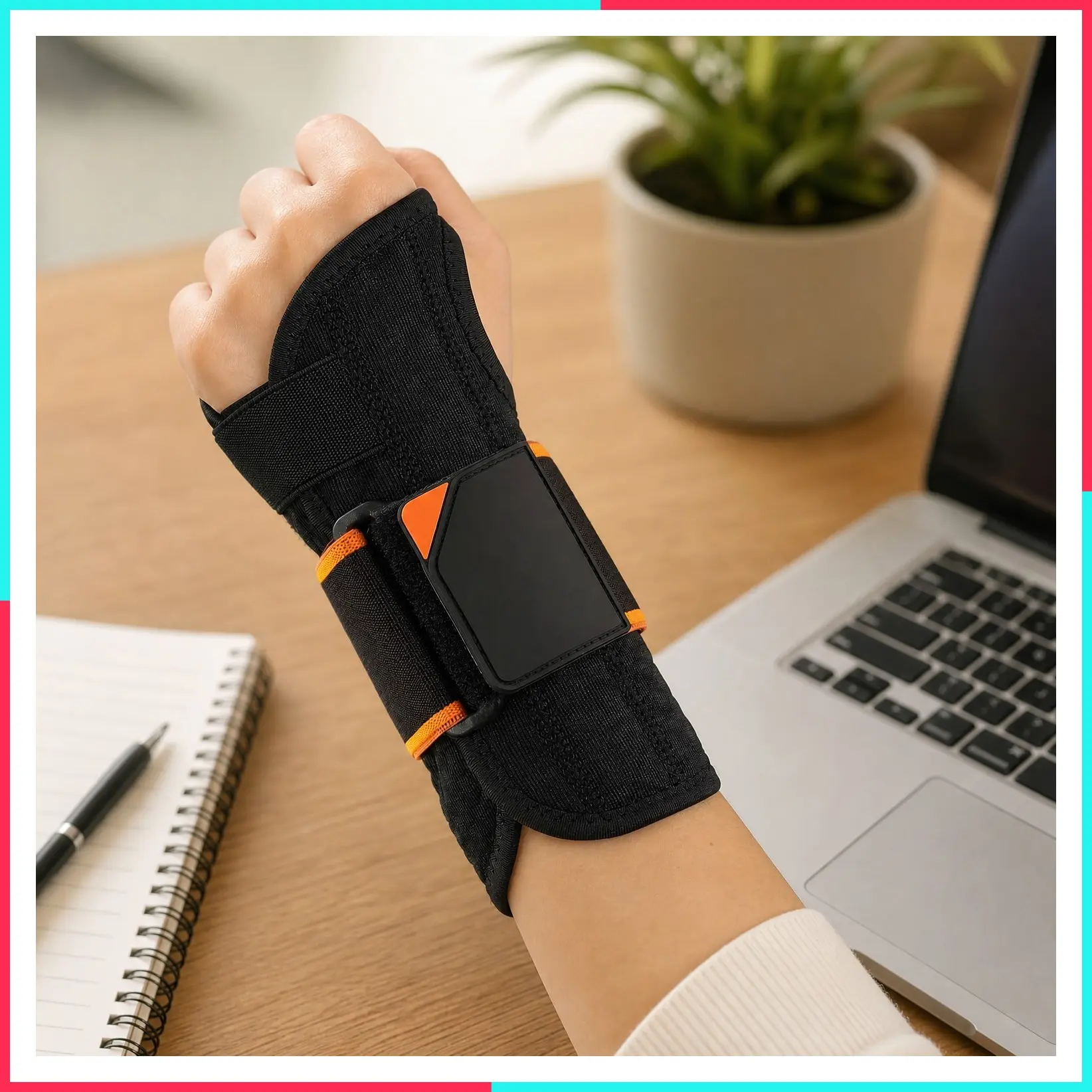 Carpal Tunnel Wrist Brace with Splint - Night Support for Right Hand