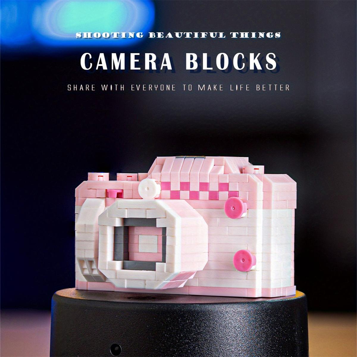 Mini Digital Camera Building Block Toy, Creative Building Blocks, Stem Building Blocks, Moc Blocks Set, Unisex Educational Gift for Kids, Birthday/holiday Present, Micro Part Assembly Kit