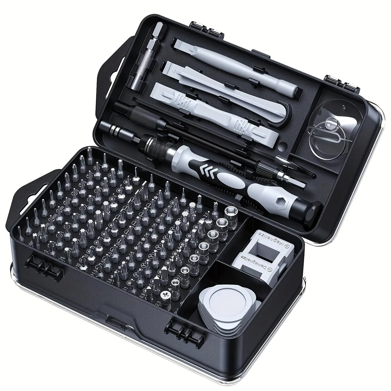 115-In-1 Upgrade Strong Magnet High Hardness Multi-Functional Disassembly Tool Set with Odd-Shaped Bits, Essential Repair Kit, Multipurpose Screwdriver Kit, Magnetic Screwdriver Tools, Dismantling Screwdriver Kit