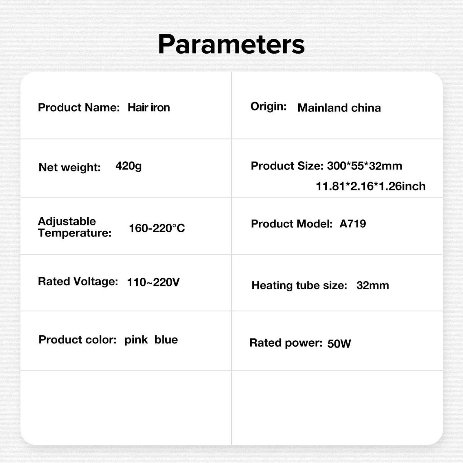 2 in 1 Automatic Curling & Straightening Iron, 1 Count 4 Heat Settings Hair Curler, Fast Heating Hair Styling Tool for Women & Home Use