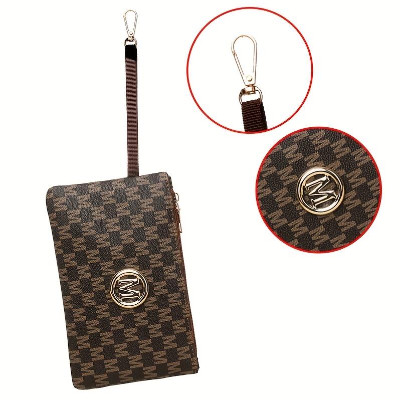 Two-piece set with large-capacity single shoulder bag, perfect for elegant urban women. Features a Lotus M print, stylish M-shaped metal buckle design, lightweight fixed shoulder strap, Lightweight style, suitable for various occasions-ideal gift