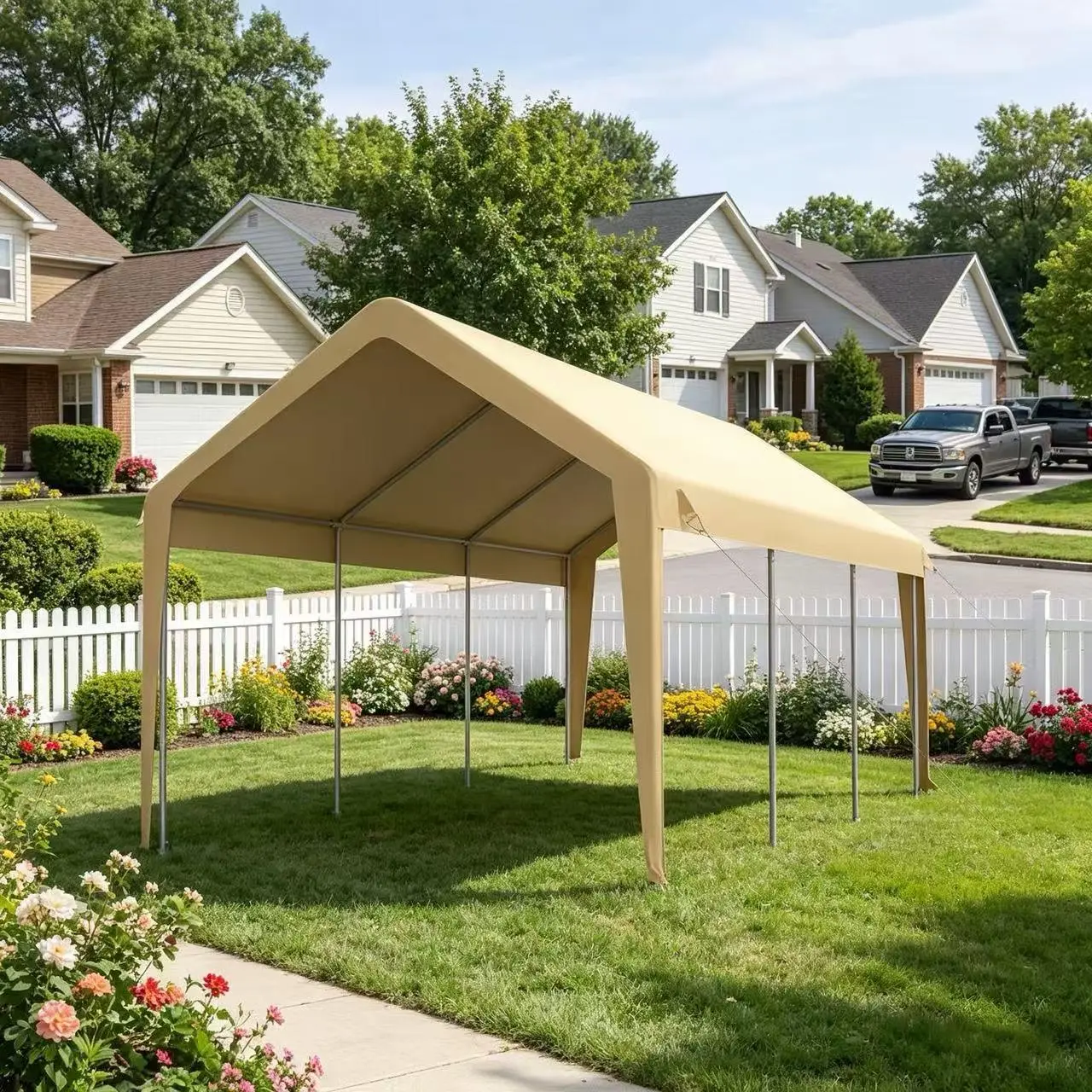 LH-Gazebo 13x20ft Canopy fabric (frame not included), ideal for barbecues and parties, an easy-to-assemble patio awning with mosquito netting, waterproof, creating a backyard oasis