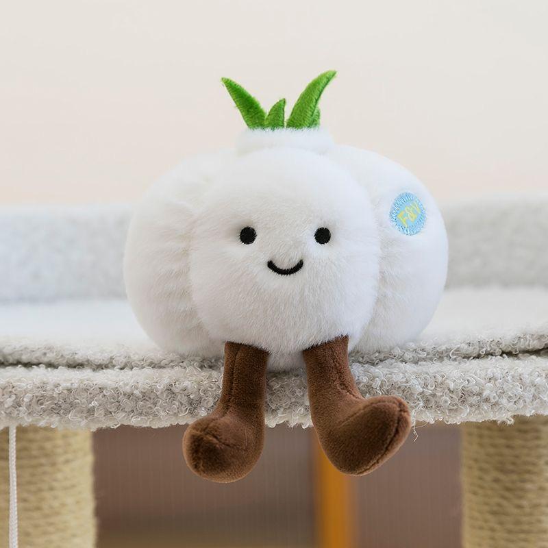 Ecological Vegetables and Fruits Plush Toys Simulation Vegetables Broccoli Cabbage Garlic Dolls Children's Grab Dolls Gifts