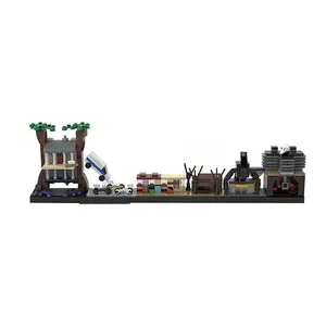 Hot Demodog Orchid Monster Building Blocks Kit For Strangered Things Vecna Clock Figures Eleven Van Bricks Model Toys Kid Gift