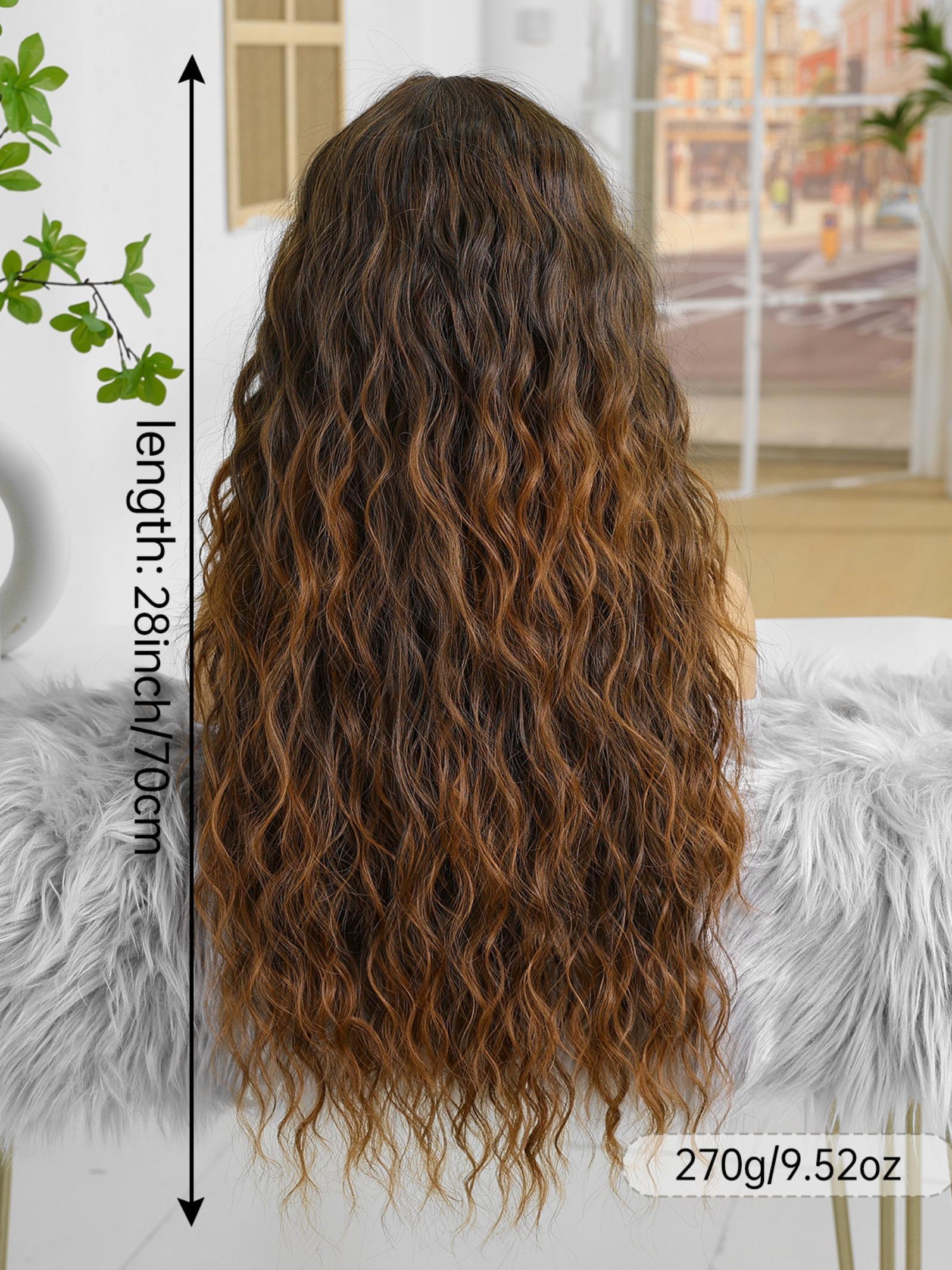 NWT LONG CURLY SYNTHETIC WIG 32 Inch Long Curly Synthetic Lace Front Wig for Black Women  main image 3