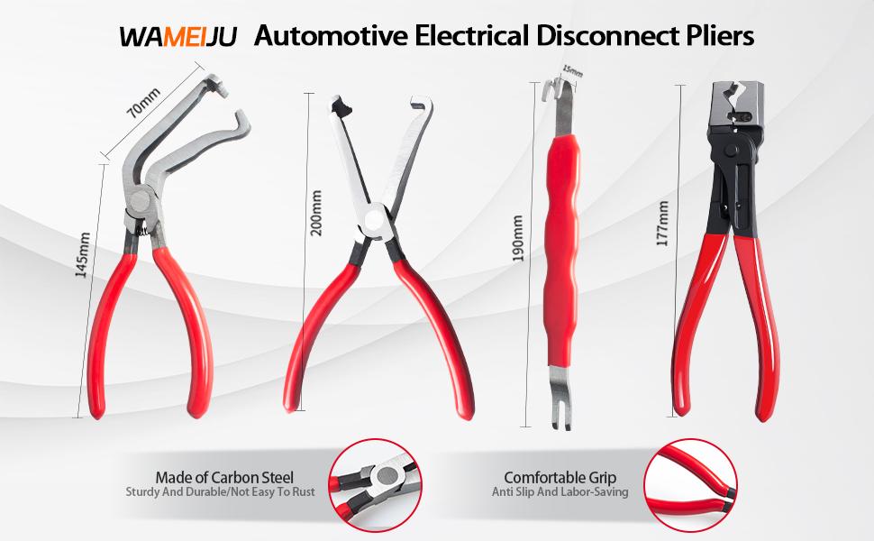 2 Pcs Automotive Electrical Terminal Connector Separator Removal Tool, Plug Connector Disconnect Tool, Universal Electrical Tools for Cars