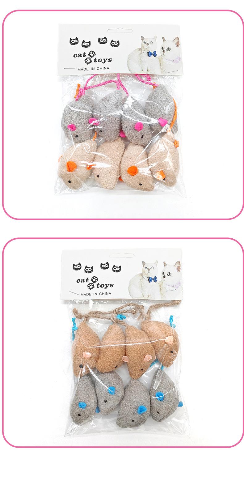 New cat toy set with cat grass and catnip, value pack gift box, herbal mouse plush toy