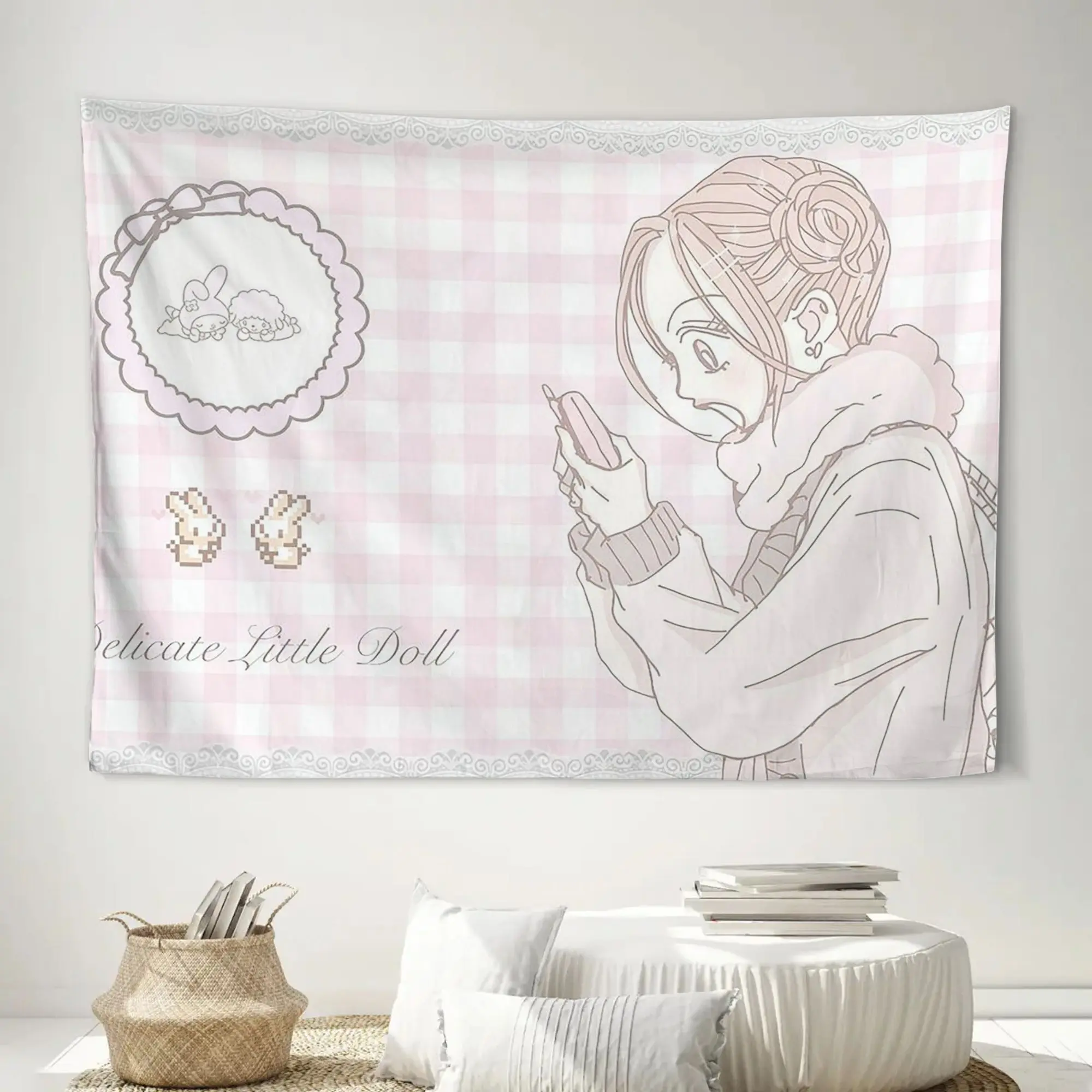 1pc NANA Aesthetic Tapestry - The Finishing Touch for Living Room Decor, A Personal Statement for Modern Home Decoration