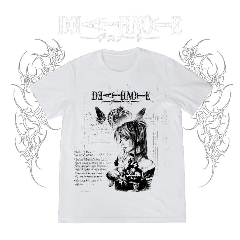 Amane Misa Death Note Graphic Tee – Shadows of Fate Vintage Anime Shirt, Unisex Manga Top, Trendy Streetwear Menswear & Womenswear for Casual, Party, Convention, and Anime Fans